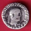 Indo-Greek Kingdom Apollodotus II 1 Drachma silver coin– HB195