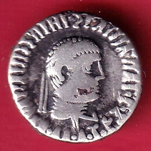 Indo-Greek Kingdom Apollodotus II 1 Drachma silver coin– HB195
