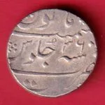 mughals aurangzeb surat mint ah 1104/ ry 36 one rupee silver coin - HB30
