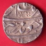 MUGHALS AURANGZEB AJMER MINT RY 42 ONE RUPEE RARE SILVER COIN– HB61