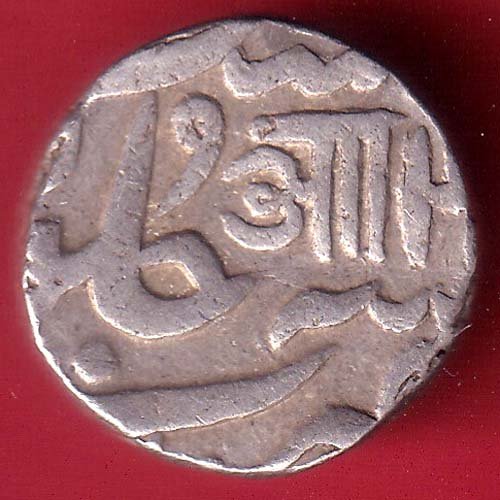 BARODA STATE HINDI “AA” AANAND RAO ONE RUPEE SILVER COIN – HB229
