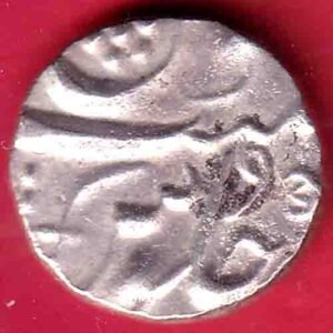 BARODA STATE AH 1228 HALF RUPEE SILVER COIN– HB268
