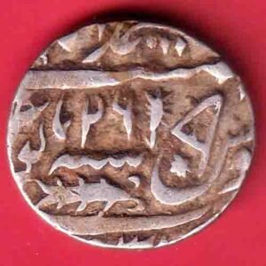 Awadh State Ah 1202 RY 26 muhammadabad banaras mint Rare beautiful Silver rupee– HB277