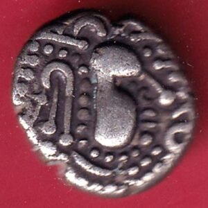 ANCIENT INDIA INDO SASSANAIN TYPE GADHAYA DYNASTY KING PORTRAIT RARE COIN – HB384