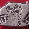 ANCIENT INDIA MAURYAN PERIOD MAGADH DYNASTY ANIMAL STANDING SILVER PUNCHMARK – HB389