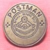 Badge  - post man badge scarce