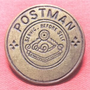 Badge - post man badge scarce