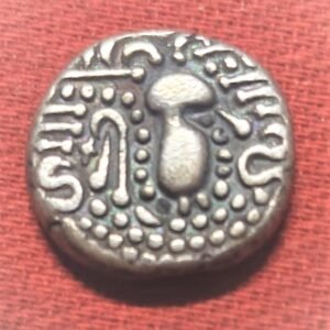 ANCIENT INDIA INDO SASSANAIN TYPE GADHAYA DYNASTY KING PORTRAIT RARE