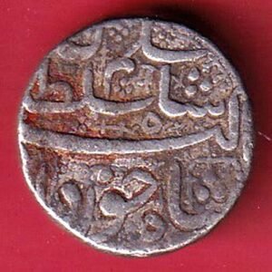 Mughals Jahangir As Salim Ahmedabad Mint One Rupee silver coin– HB106