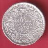 BRITISH INDIA 1939 GEORGE VI bombay mint 1/4 RUPEE SILVER COIN– HB114