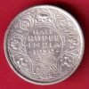 BRITISH INDIA 1939  GEORGE VI HALF RUPEE SILVER COIN– HB141