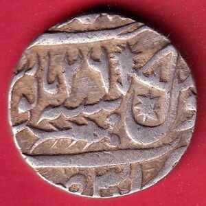 Awadh State AH 122- / RY 26 muhammadabad banaras mint beautiful Silver rupee-HB164