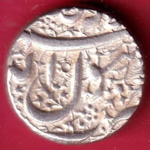 Mughals Jahangir Ahmednagar Mint One Rupee silver coin – HB216