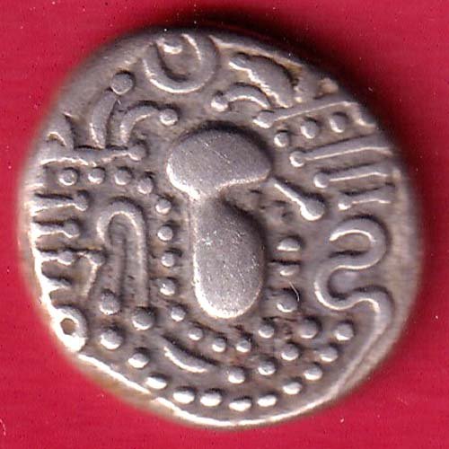 ANCIENT INDIA INDO SASSANAIN TYPE GADHAYA DYNASTY KING PORTRAIT RARE COIN – HB237