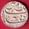 mughals Aurangzeb sahrind mint ah 1108 ry 41  beautiful one rupee silver coin – HB261