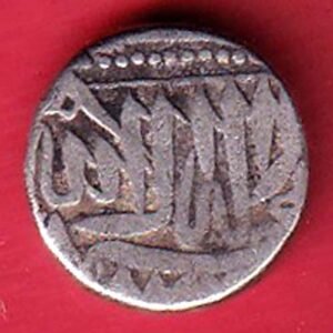 mughals Akbar mahmudi "SWASTIK MARK" silver coin - HB28