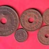 Set of KUTCH STATE 5 Copper Coins, Vijayrajji– HB302