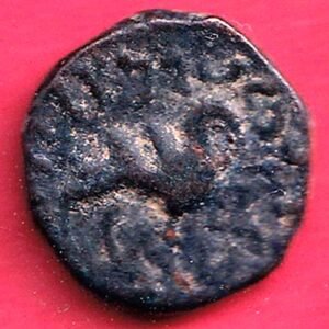 ANCIENT INDIA KUSHAN KING DYNASTY COPPER COIN – HB363