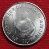 Republic India unc 1 rupee veer durgadas hyderabad mint