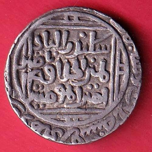 Delhi Sultanate Ala al-Din Muhammad Khilji hazrat delhi mint one tanka silver coin :- HB588