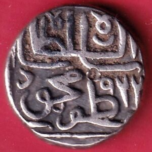 GUJARAT SULTANATE 922 MUZAFFAR SHAH ONE TANKA SILVER COIN  – HB397