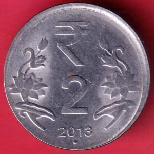 "ERROR" Republic India 2013 NOIDA MINT TWO RUPEE COIN  :-HB592