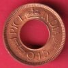 "UNC"  British india 1945 one pice copper COIN  :-HB597