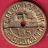 TOKEN: CHARMINAR BANK MEHDIPATNAM BR 135 TOKEN– HB417