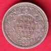 British India 1895 Victoria Empress Two Annas Silver coin– HB426