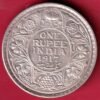 British India 1917 George V King One Rupee silver coin – HB442