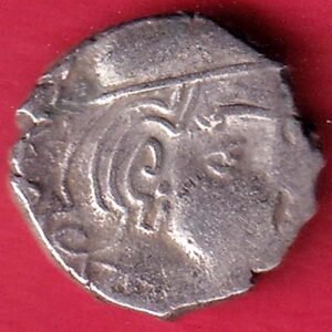 ANCIENT INDIA KSHATRAP DYNASTY KINGS PORTRAIT RARE SILVER COIN– HB445