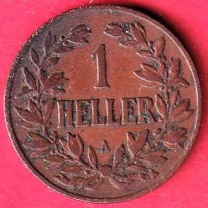 Deutsch Ostafrika 1906 ONE Heller copper coin– HB469