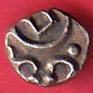 TRAVANCORE STATE RAJARAM VERMA IV SILVER CHUKRAM COIN– HB543